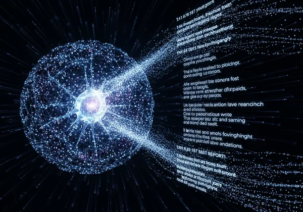 AI transforming data into a personalized psychological report