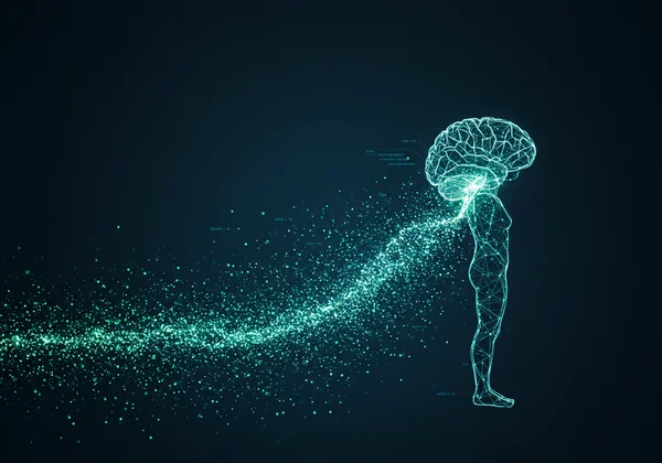 AI analyzing psychological data for personality traits