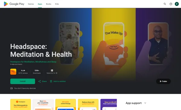 Headspace : Méditation et Sommeil